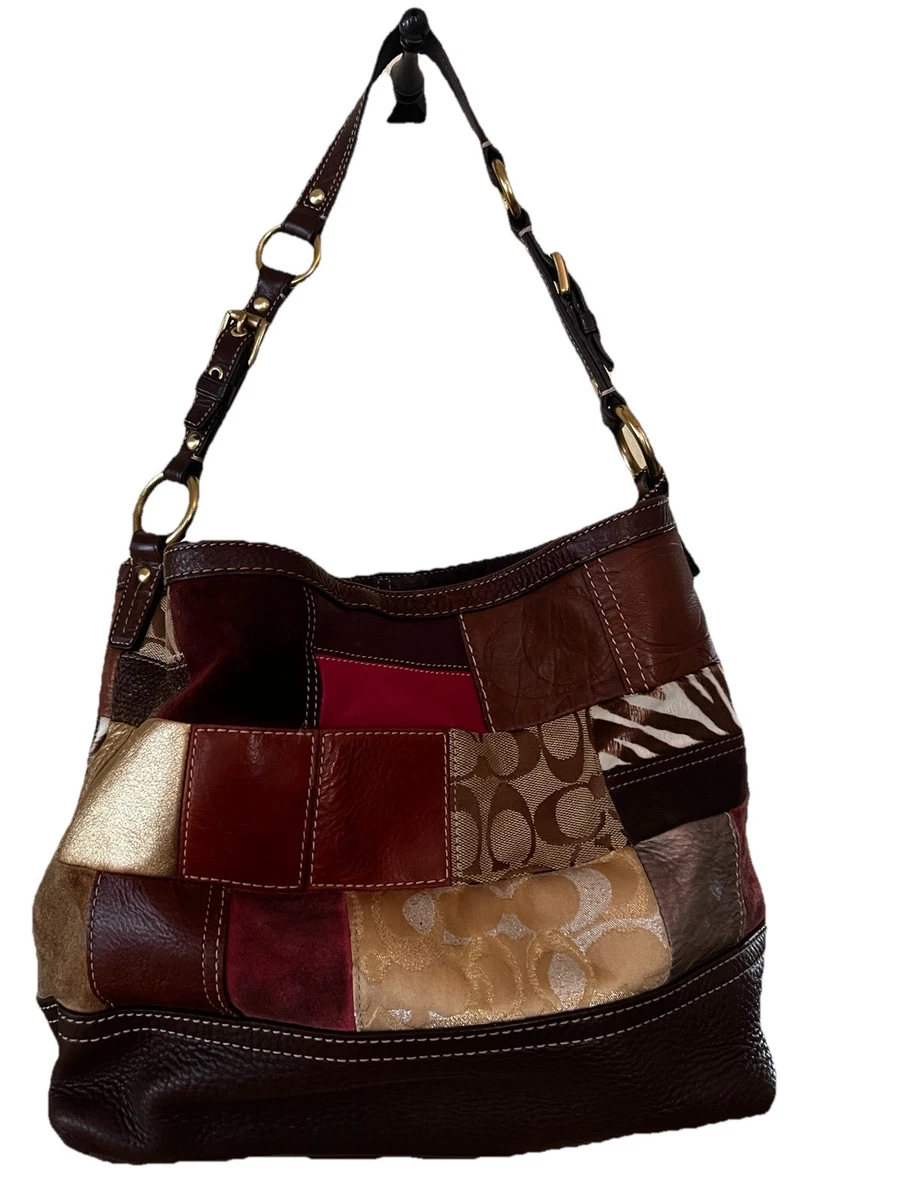 Coach Patchwork Shoulder Bag Exterior Bags & Handbags for Women