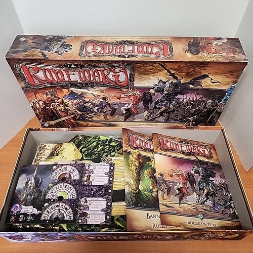 Runewars & Banners of War Expansion Board Game Fantasy Flight Good Condition
