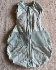 Happiest Baby Sleepea 5 Second Swaddle Wrap Small 5-12 lb Teal Stars