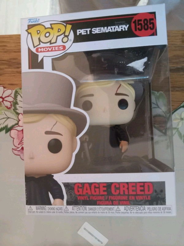 Funko Pop! Vinyl: Gage Creed #1585 Figure 2024 Pet Sematary Wear On Corner Movie