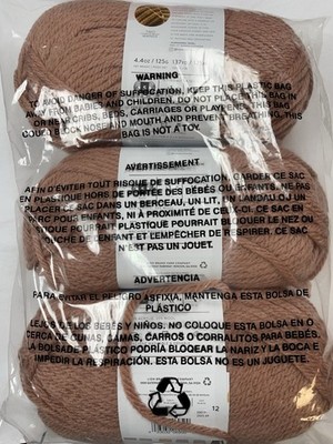 Lion Brand Yarn Hue And Me Wool Blend. Lot of 6 skeins
