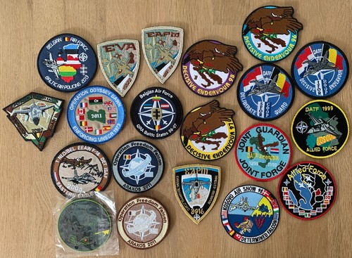 Belgian F-16 patches Stef Package