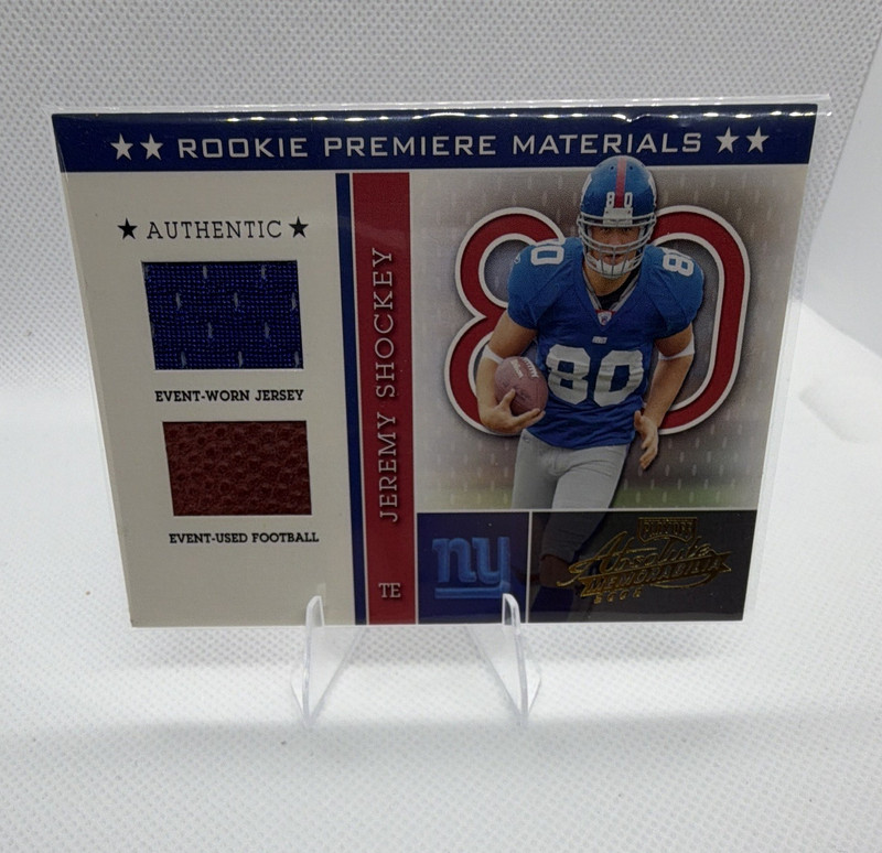 Playoff Absolute Memorabilia Jeremy Shockey Rookie #226 Giants /825 Jersey