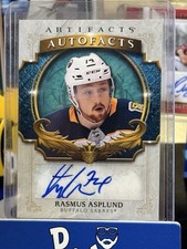 2020-21 Upper Deck Artifacts Autofacts Card #A-RA Buffalo Rasmus Asplund