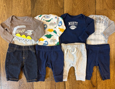 Baby Outfits Boy Newborn Pants Shirts Bodysuits Jeans Long Sleeve Clothes Lot