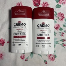 2 Cremo ORIGINAL CLASSIC Formula Shave Stick Travel Sized TSA Approved HTF