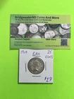 1964 Canadian Silver Quarter  Queen ElizabethII AG  STARTING BELOW MELT