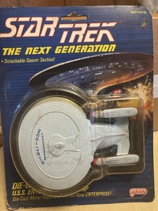 Star Trek Next Generation Diecast Enterprise Metal Detachable Saucer Section