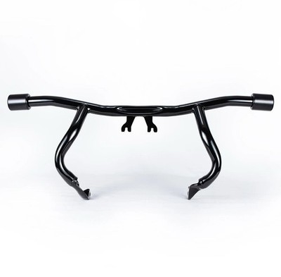 Front Engine Guard Crash Flat-out Bar For Harley Touring Road Street Gilde 14-25