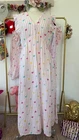 Ladies Muslin Dress Cotton White/Pink Heart ? Italy