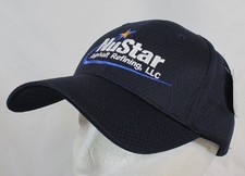NuStar Asphalt Hat Embroidered Logo Navy Blue Strap Back Nylon Mesh CAP America