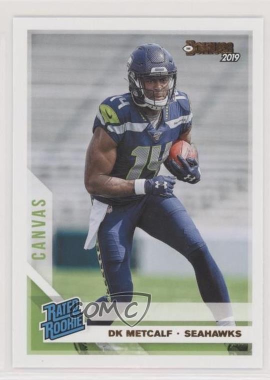 2019 Panini Donruss Rated Rookie Canvas DK Metcalf #313 1o3