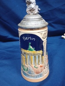 Berlin German Beer Stein Brandenburger Tor Limited Edition  Hand Painted