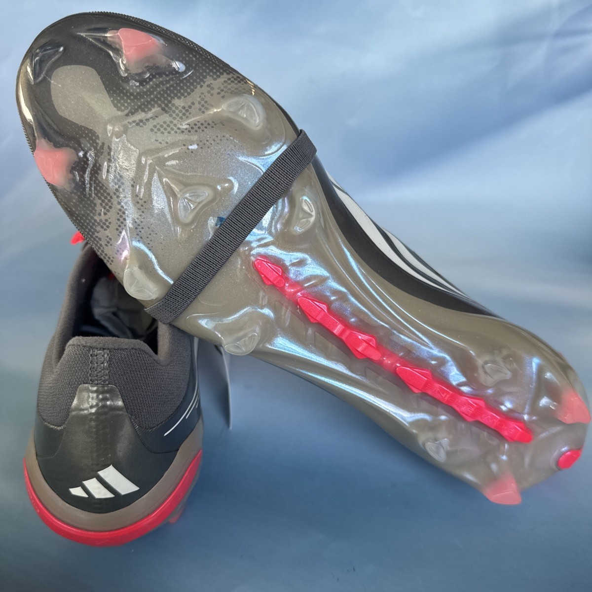 Adidas Predator Pro Tongue FG Football Soccer Cleats Grey Mens Size 7 JR3324 New Adidas Predator Pro Foldover Tongue Firm Ground Cleats  main image 2