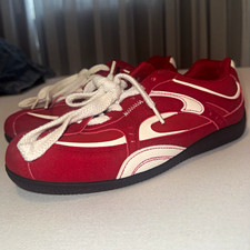 HuanQiu Herren Sneaker Low Top rot/weiß EU 43 Schnürung Freizeit/Sport