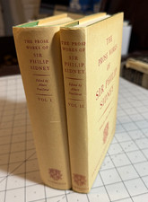 The Prose Works of Sir Philip Sidney vols 1 & 2 Cambridge University Press VG!