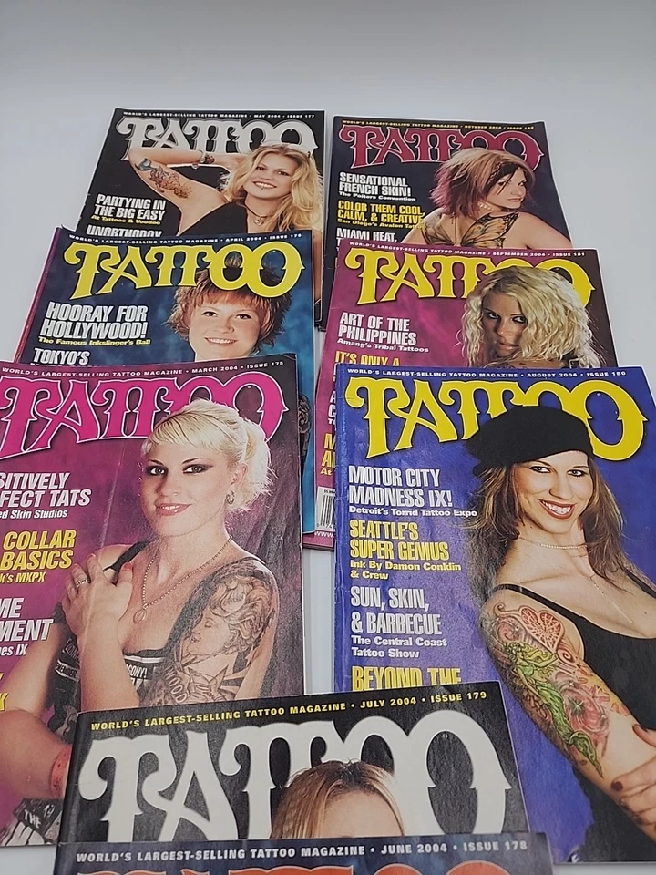 TATTOO Magazine Lot of 10 Vintage Issues 2000s - Image 2 of 4