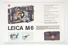 Leitz Leica M6 Poster Spanish C. 100X70 Cm