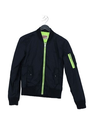 Schott Bomberjacke Jacke Blau