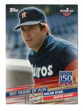 2019 Topps Opening Day Nolan Ryan 150 Years of Fun Houston Astros YOF-17