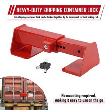 Cargo Door Lock, Shipping Container Lock, Heavy Duty with 2 Keys for Semi Traile