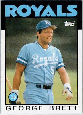 George Brett   1986 Topps #300 Kansas City Royals