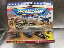 Galoob Micro Machines Military Terror Troops 10 Sidewinder Squadron NEW Sealed