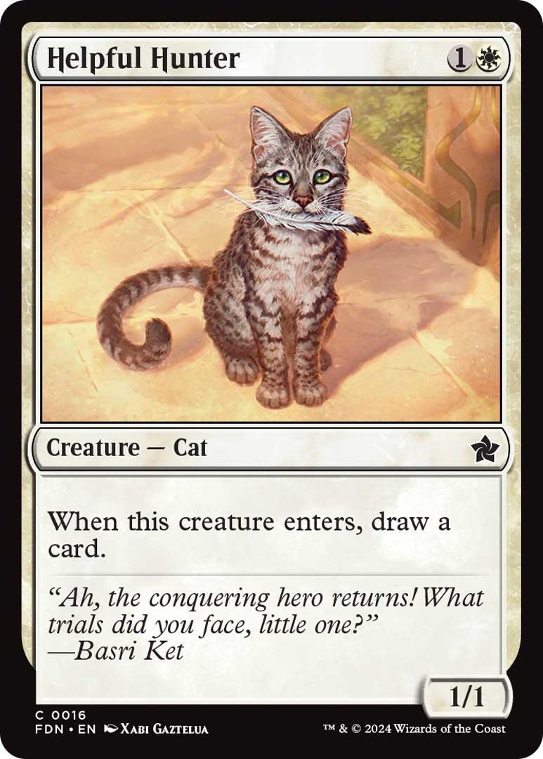 Helpful Hunter EN MTG Foundations - 16 NM