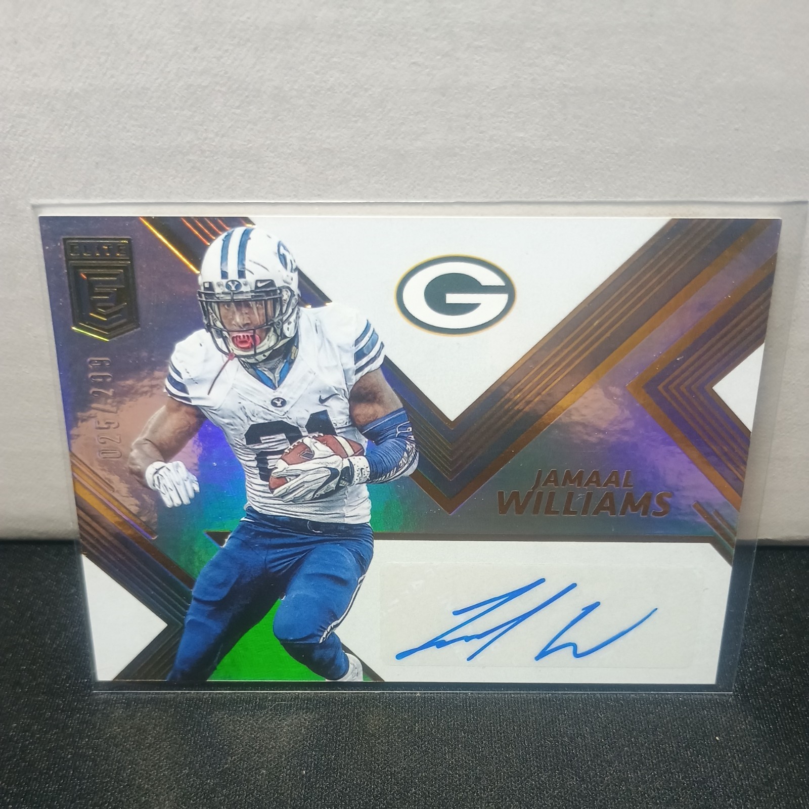 Jamaal Williams Panini Donruss Elite Rookie Autographs #RA34 Base