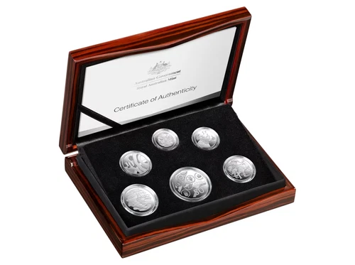 2026 Six Coin Silver Proof Year Set – 60th Anniversary of Decimal Currency