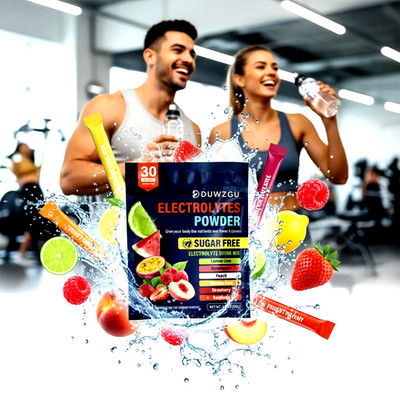 Electrolytes Powder Packets - Sugar Free 30 Sticks Variety pack 6 flavors