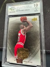 2009-10 Upper Deck MJ Legacy Collection Gold #24 Michael Jordan BCCG 10 MINT