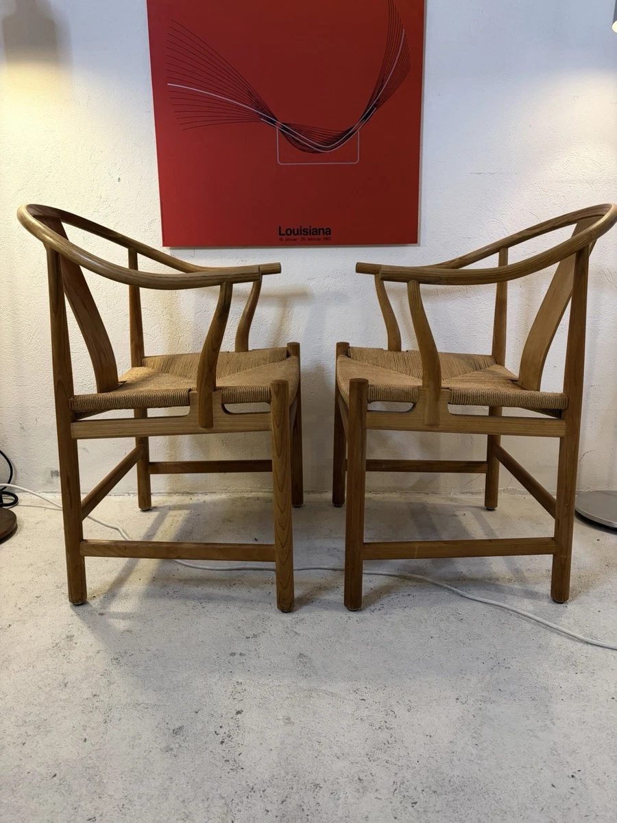 Original Vintage Hans J. Wegner PP66 PP Mobler Oak China Chair Stuhl