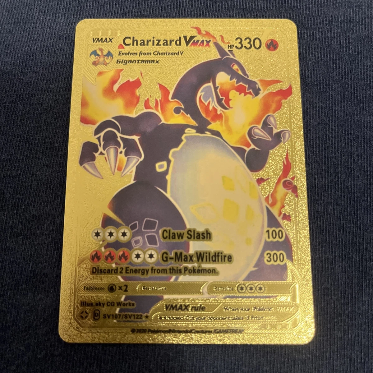 激レア　メタルリザードン　ポケモンカード Charizard HP ホロカード Charizard Pokémon TCG Nintendo Metal Individual Collectible Card