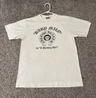 rare super cool japanese bape x chrome hearts tee