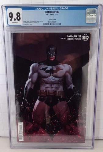 Batman #113 Jorge Molina Variant B Graded CGC 9.8 Awesome Deep Cover Art