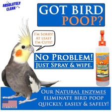 Effortless Bird Cage Cleaning - Powerful Natural Enzymes