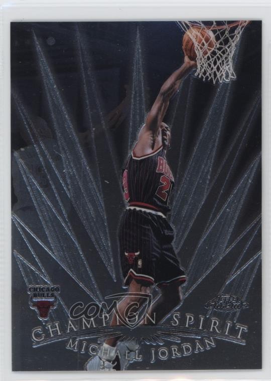 1998-99 Topps Chrome Champion Spirit Michael Jordan #CS1 HOF 4p8