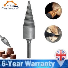 Splitting Wood Cone Drill Bit Heavy Duty Screw Cone Kindling Firewood Splitter