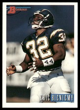Eric Bieniemy 1993 Bowman #63 San Diego Chargers