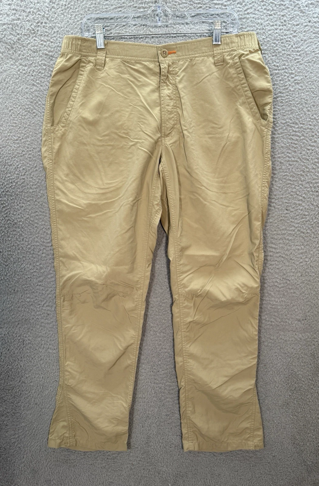 Orvis Pants Mens L x 30 Tan Insect Shield Lightweight Outdoors Hiking Camping