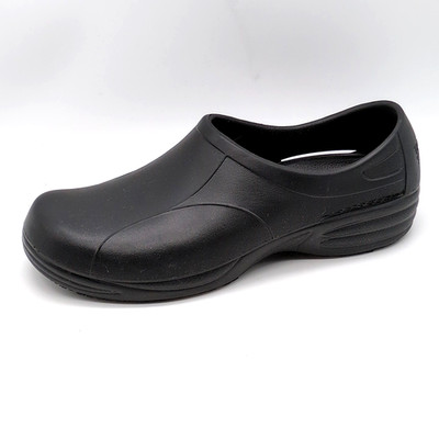 Tred Safe Shoes Womens Black 9 Wide Work Loafers Clogs Slip Resistant Rubber