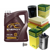Mann Inspektionspaket 5L Mannol Energy 5W-30 FüR Seat Cordoba 1.9 Tdi