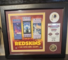Washington Redskins/Commanders Super Bowl Championship Ticket Collection