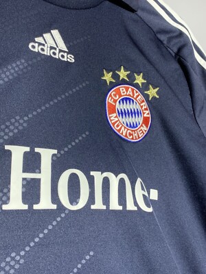 Bayern Munchen Adidas 2008/09 Away Y2k Football Shirt Soccer