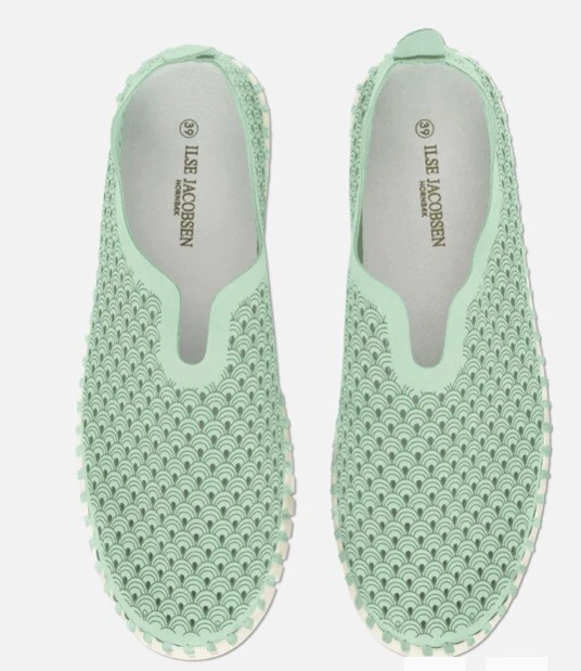 Ilse Jacobsen Women's Tulip 3275 Loafers Sneakers Eco Rubber 463 Laurel Green