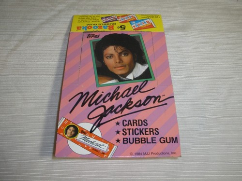 Michael Jackson Trading Cards box Empty display box great condition - Picture 9 of 9