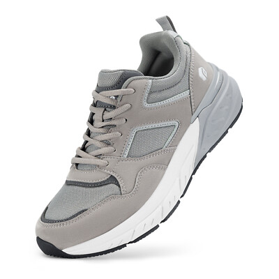 FitVille Extra Wide Walking Shoes Men's Workout Gym Sneakers with Arch Support