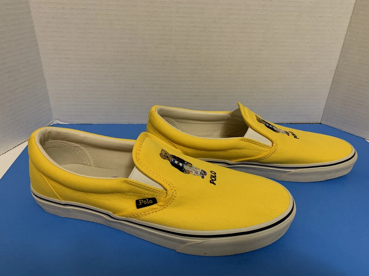 Slip on deals yellow
