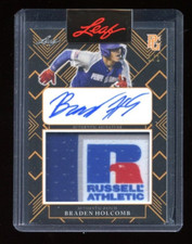 2022 Leaf Perfect Game All-American Baseball AUTO/Patch - Braden Holcomb #1/1